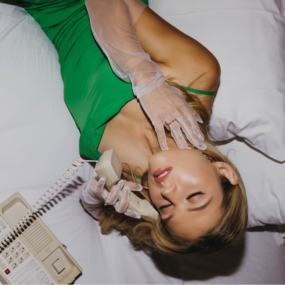 Green mini dress - Picture 13 of 14